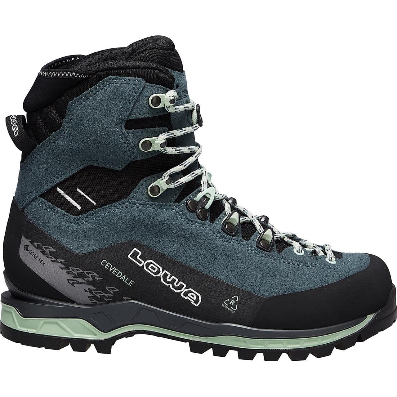 Lowa Womens Cevedale Pro GTX Mid (Blå (DARK PETROL) 42)
