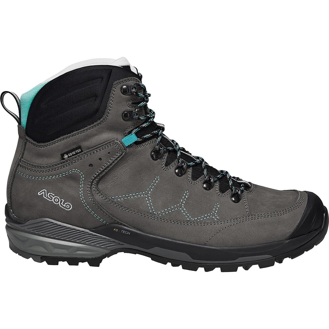 Asolo Womens Falcon EVO Nbk GV ML (Grå (GRAPHITE/AQUA GREEN) 41 1/3)