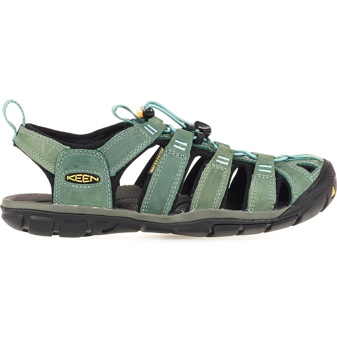 Keen Womens Clearwater CNX Leather (Blå (MINERAL BLUE/YELLOW) 41)