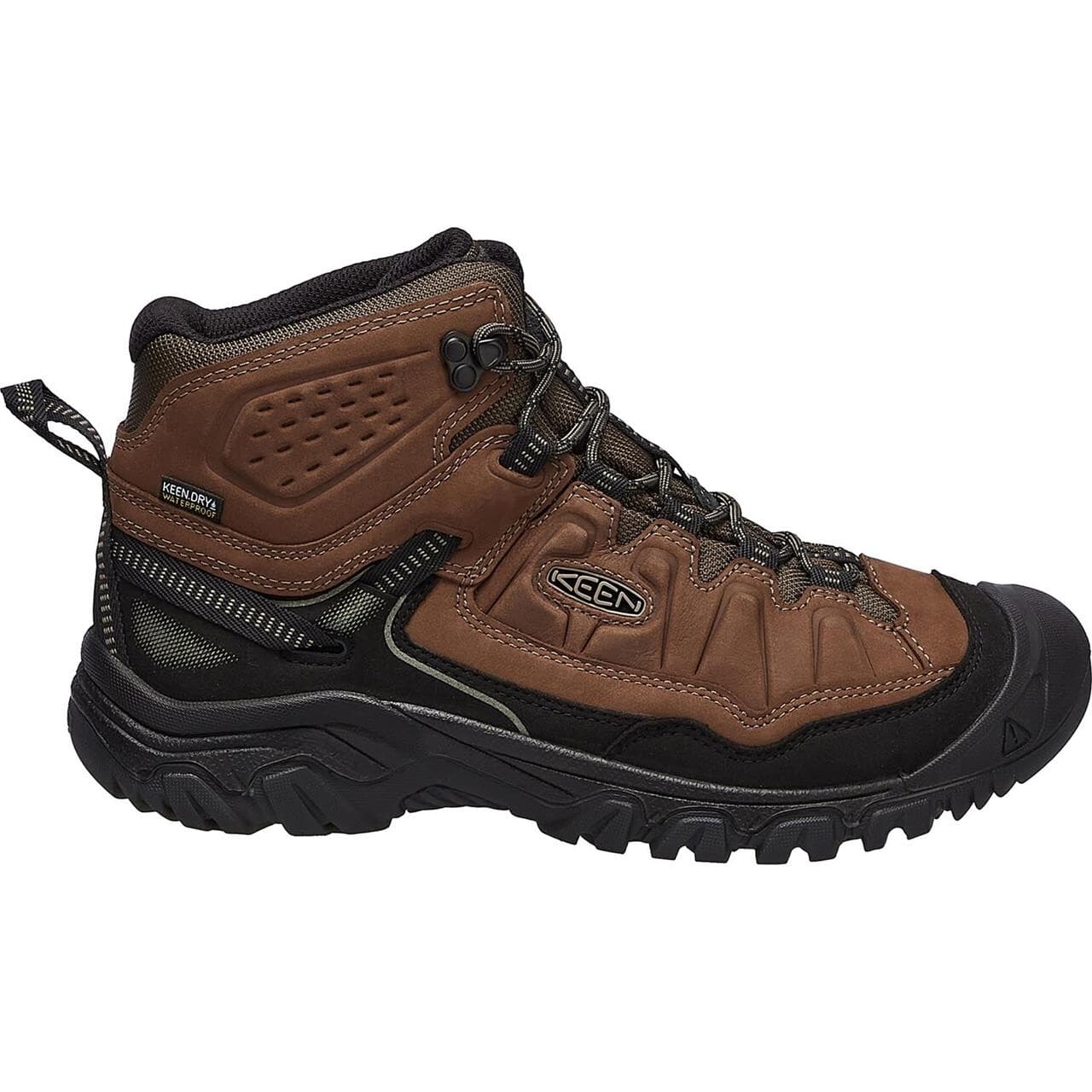 Keen Mens Targhee IV Mid WP (Brun (BISON/BLACK) 40)