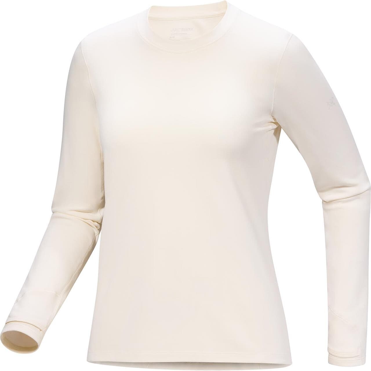 Arcteryx Womens Taema Thermal Crew L/S (Hvid (ARCTIC SILK HEATHER) Medium)
