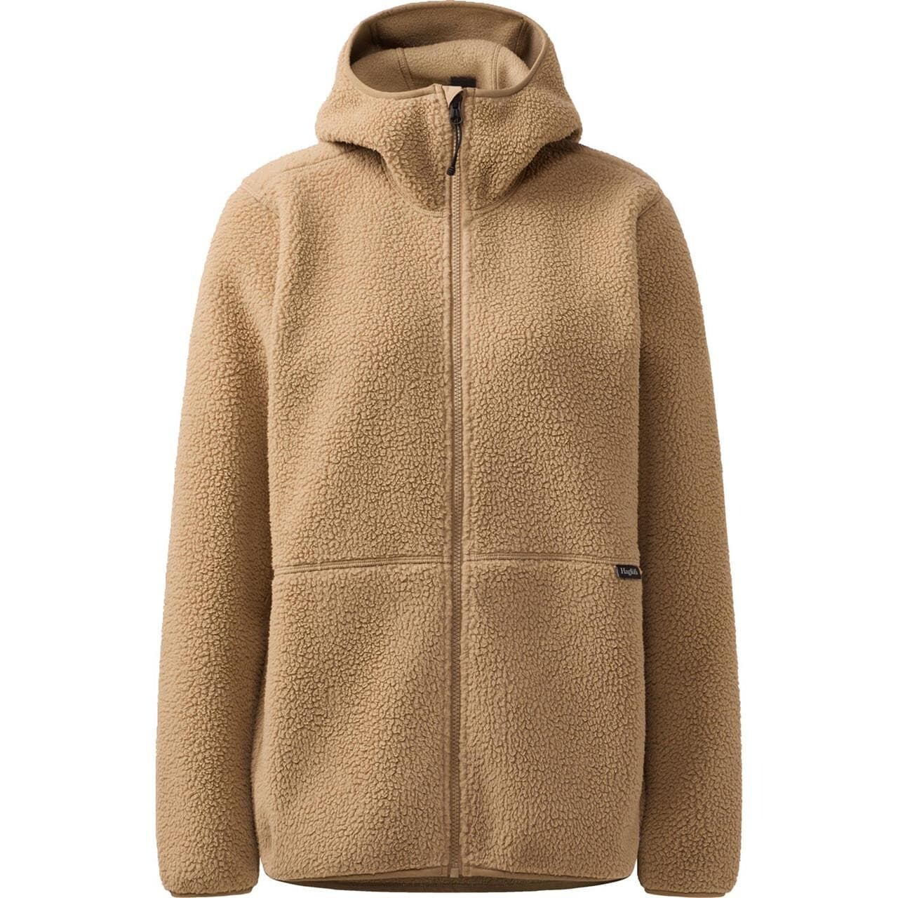 Haglöfs Womens Funäs Pile Hood (Brun (OAK BROWN) Small)