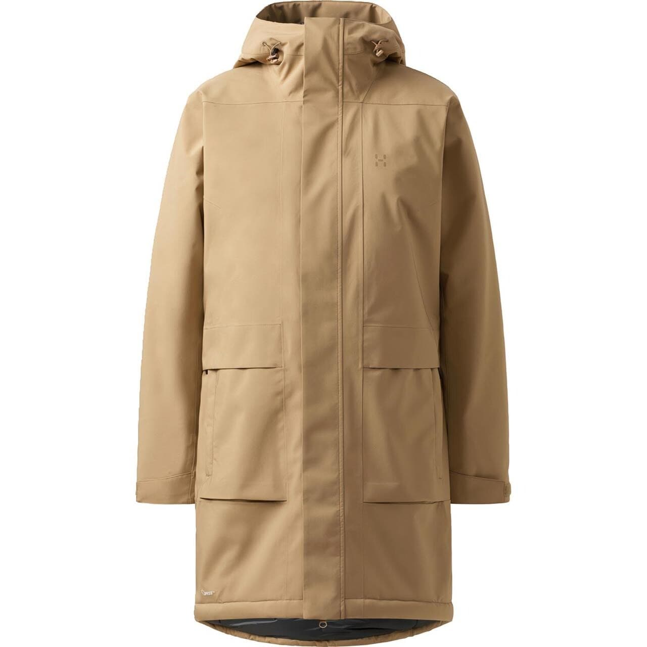 Haglöfs Womens Salix Proof Mimic II Parka (Brun (OAK BROWN) Medium)