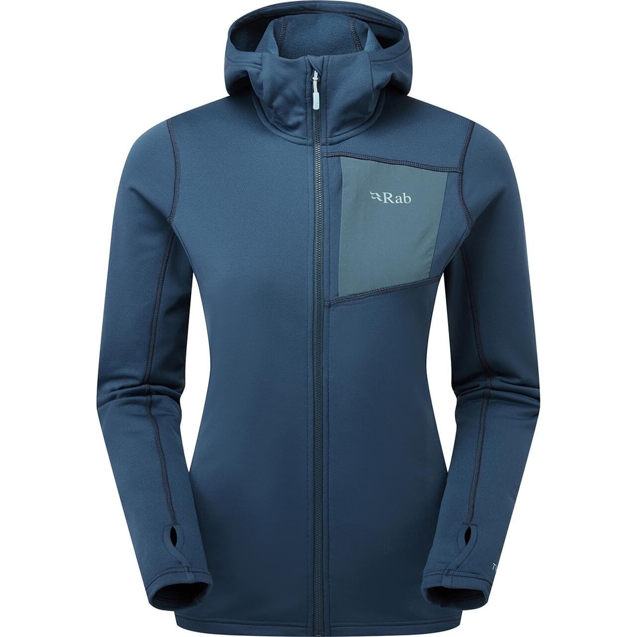RAB Womens Superflux Hoody (Blå (TEMPEST BLUE) Large)