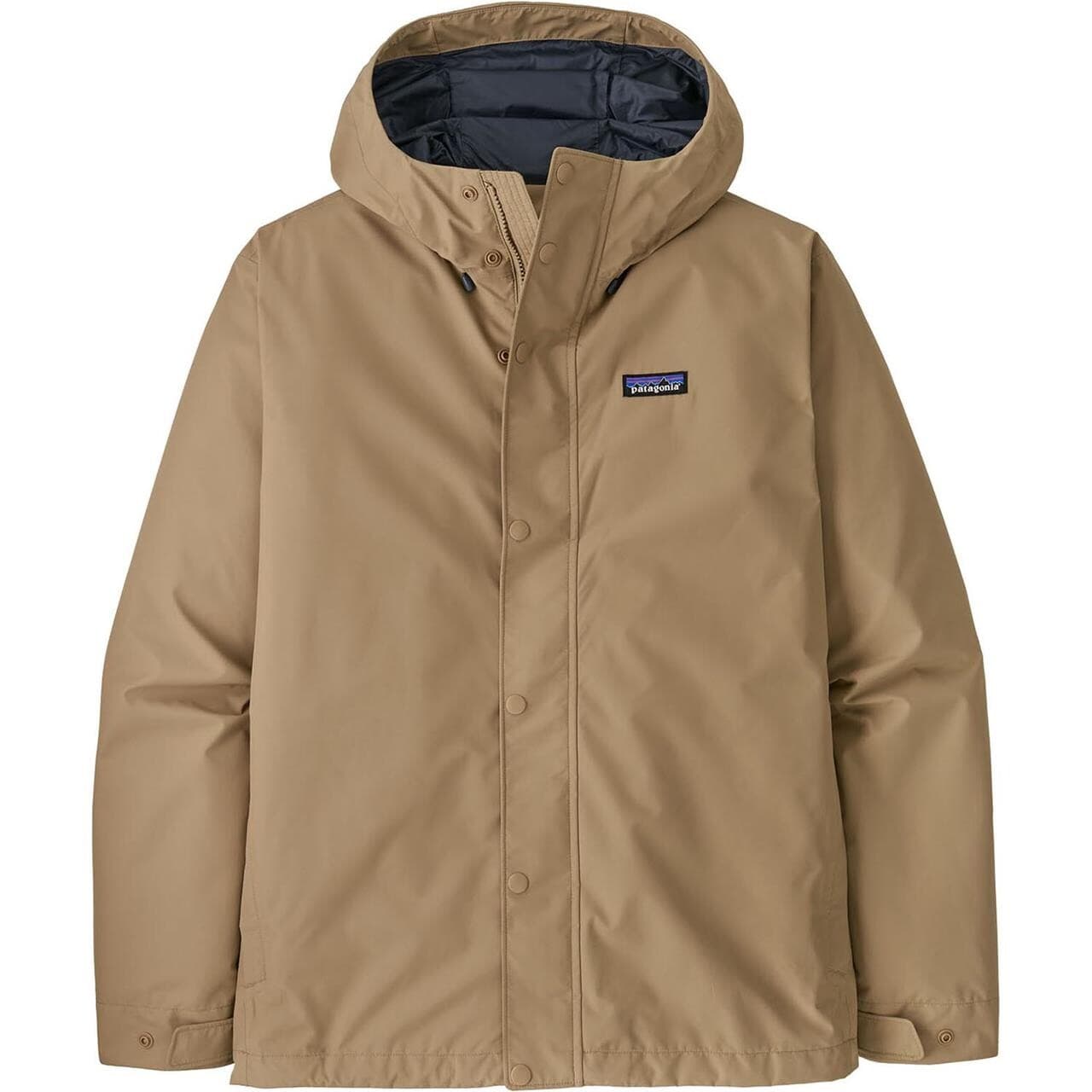 Patagonia Mens Jackson Glacier Rain Jacket (Brun (SLAB KHAKI) Small)