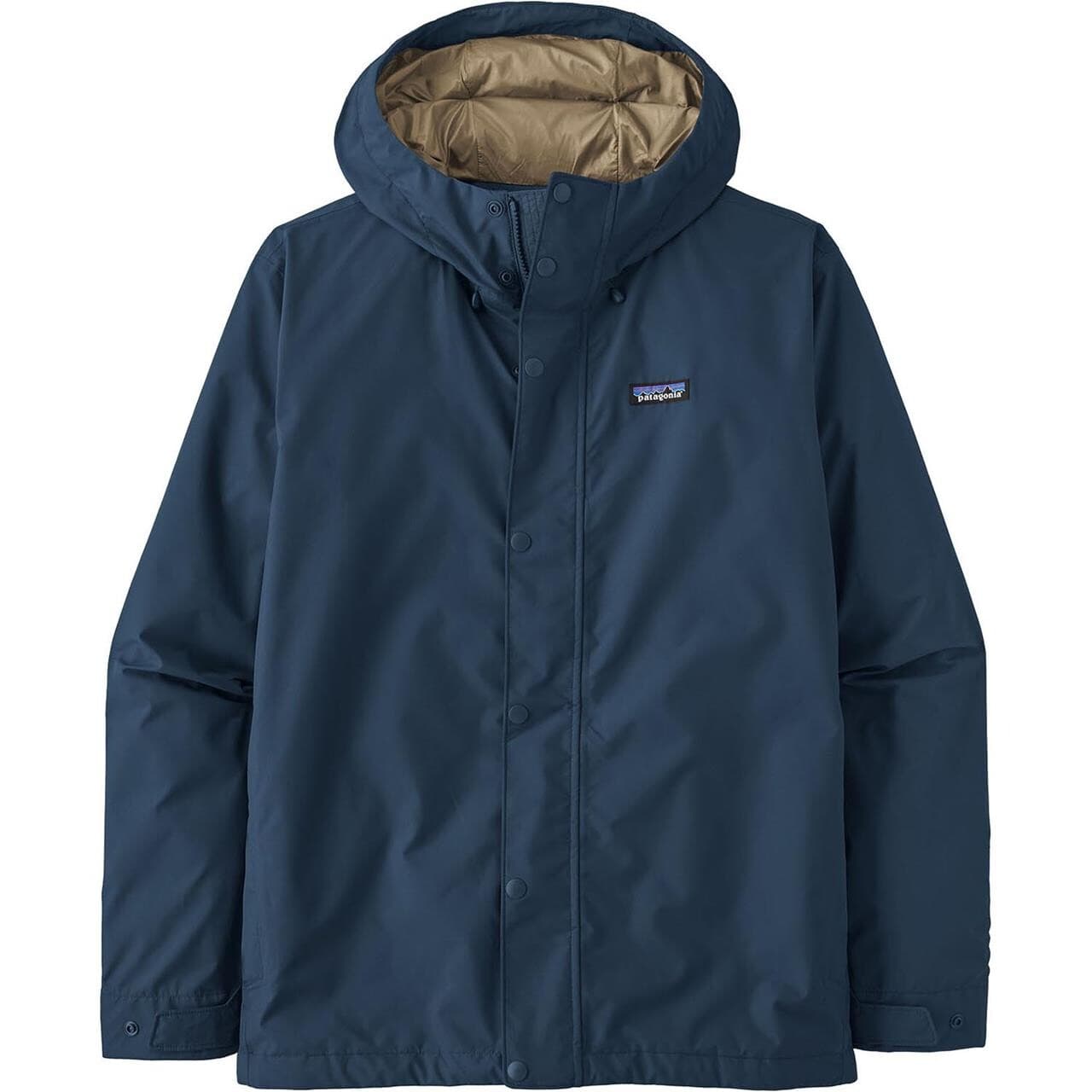Patagonia Mens Jackson Glacier Rain Jacket (Blå (TIDEPOOL BLUE) Large)