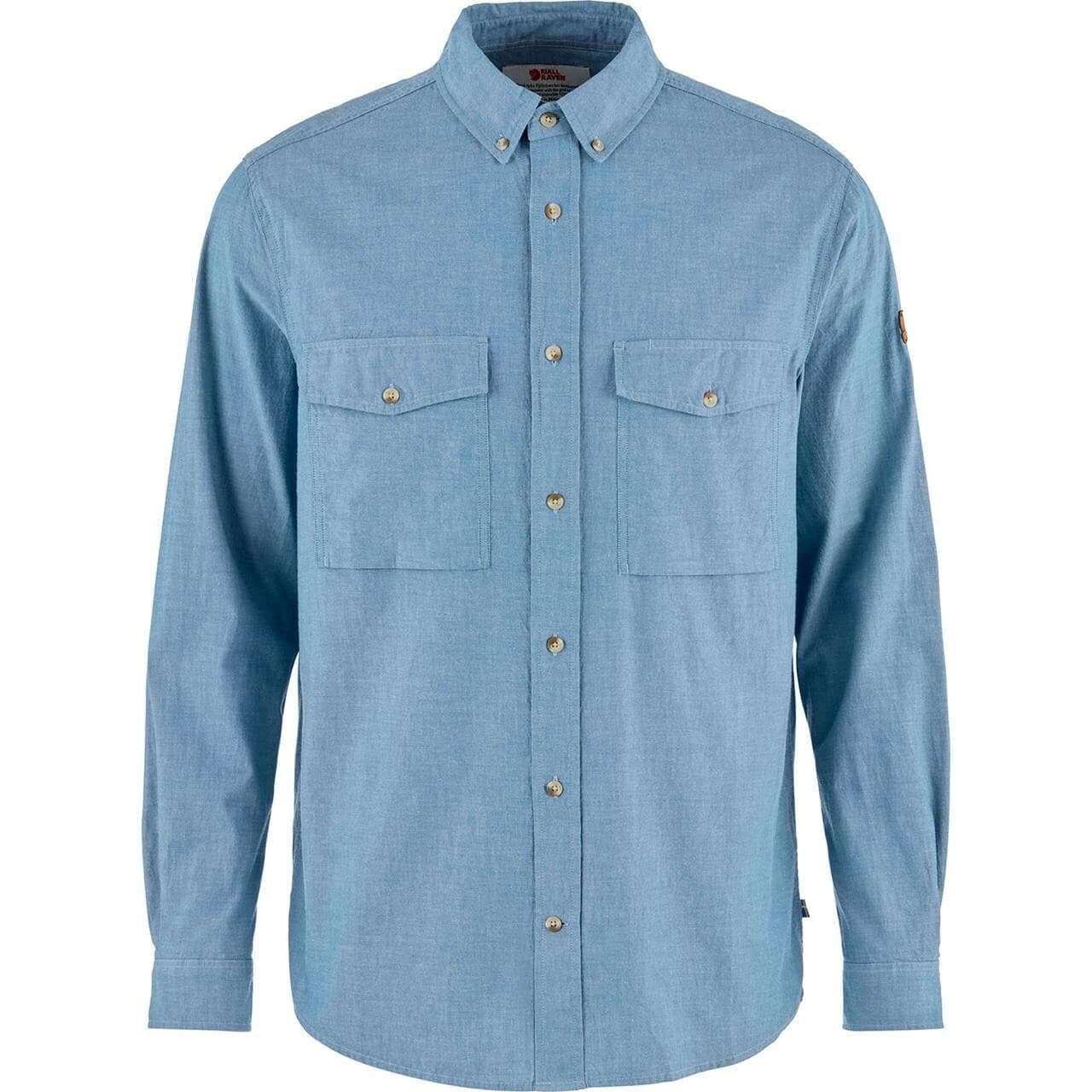 Fjällräven Mens Övik Chambray Shirt L/S (Blå (DAWN BLUE/543) Large)