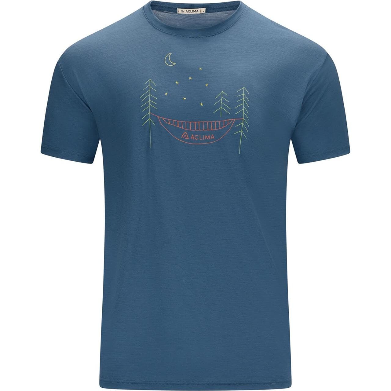 Aclima Mens LightWool 140 Tee Forest (Blå (BLUE FUSION) X-small)