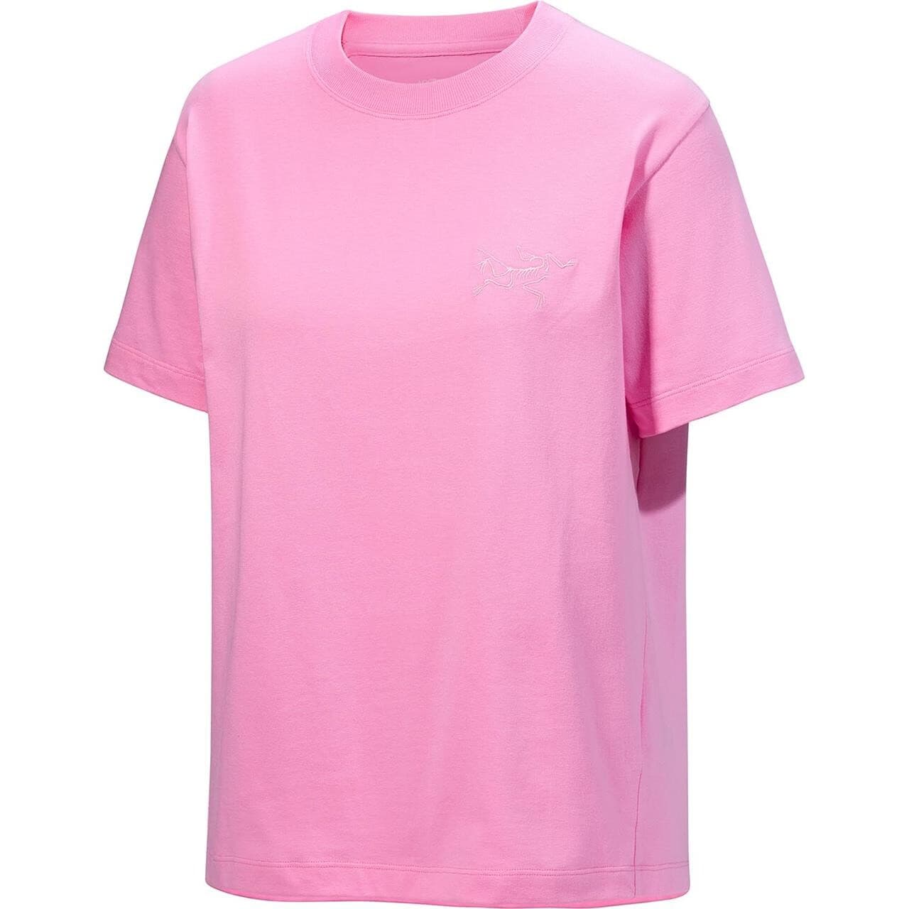 Arcteryx Womens Kragg Cotton Little Bird Crew S/S (Lyserød (PINEBERRY) Medium)