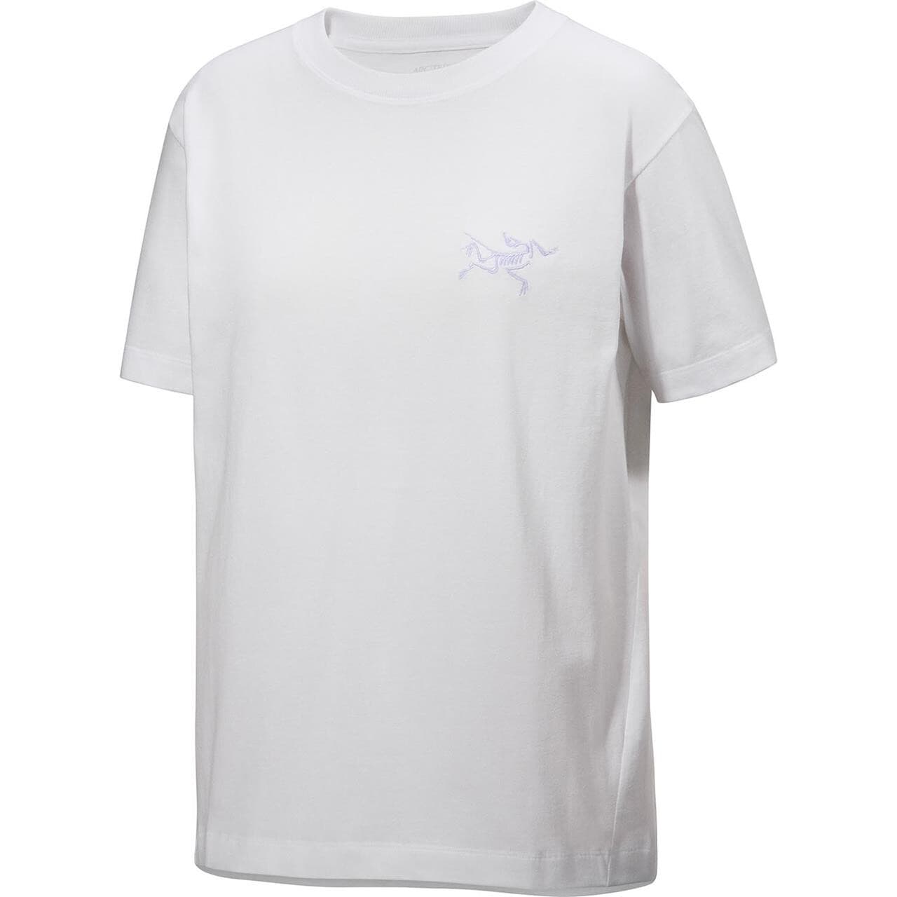 Arcteryx Womens Kragg Cotton Little Bird Crew S/S (Hvid (WHITE LIGHT/WHITE) X-large)