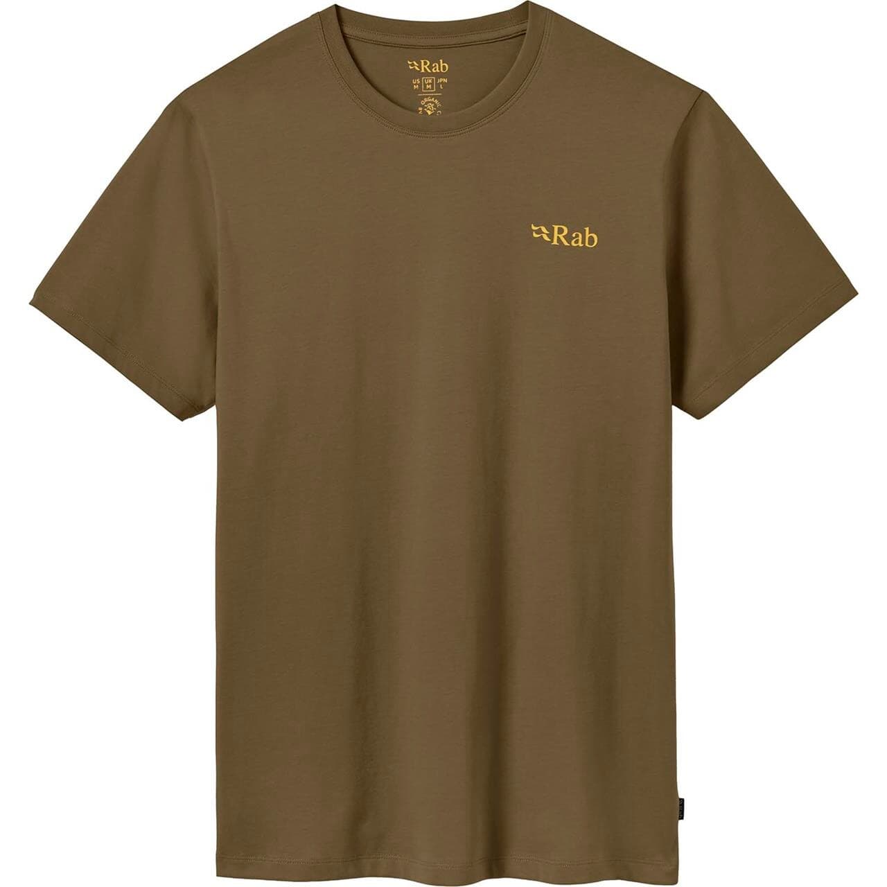 RAB Mens Stance Pitch Tee (Brun (OAK) X-large)