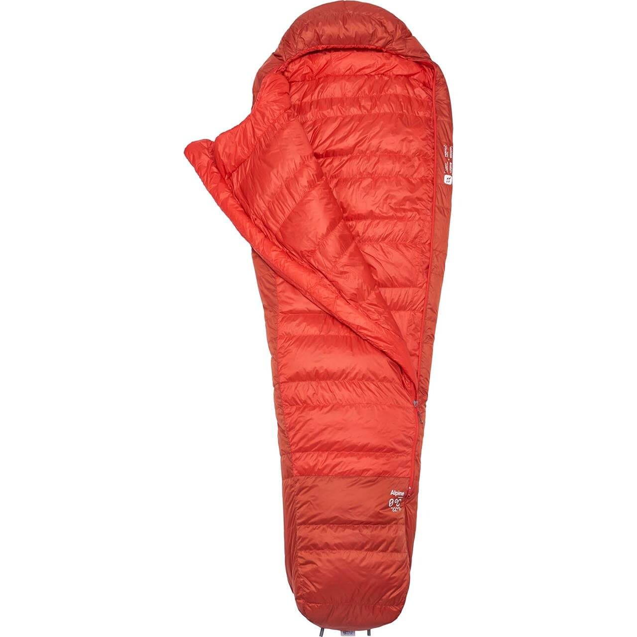 RAB Alpine 0c/32f (Rød (DARK HORIZON/TUSCAN RED) Personlængde 185 cm)