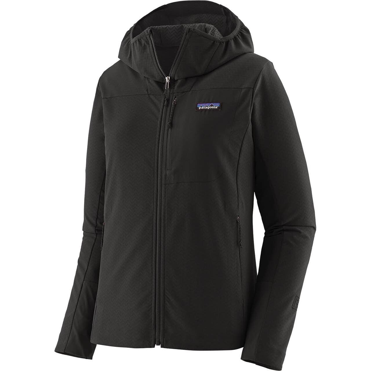 Patagonia Womens R1 Crossstrata Hoody (Sort (BLACK) Small)