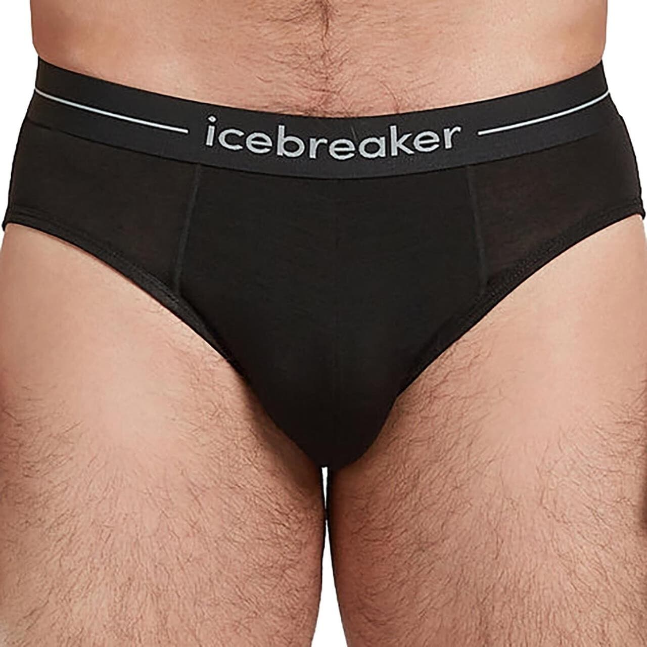Icebreaker Mens Merino 150 Anatomica Briefs (Sort (BLACK/MONSOON) Medium)