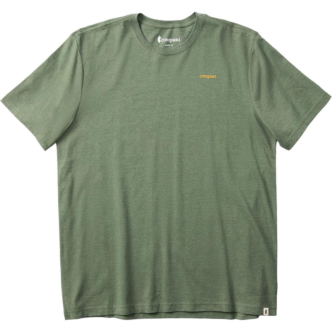 Cotopaxi Mens Down The River T-shirt (Grøn (FATIGUE) Medium)