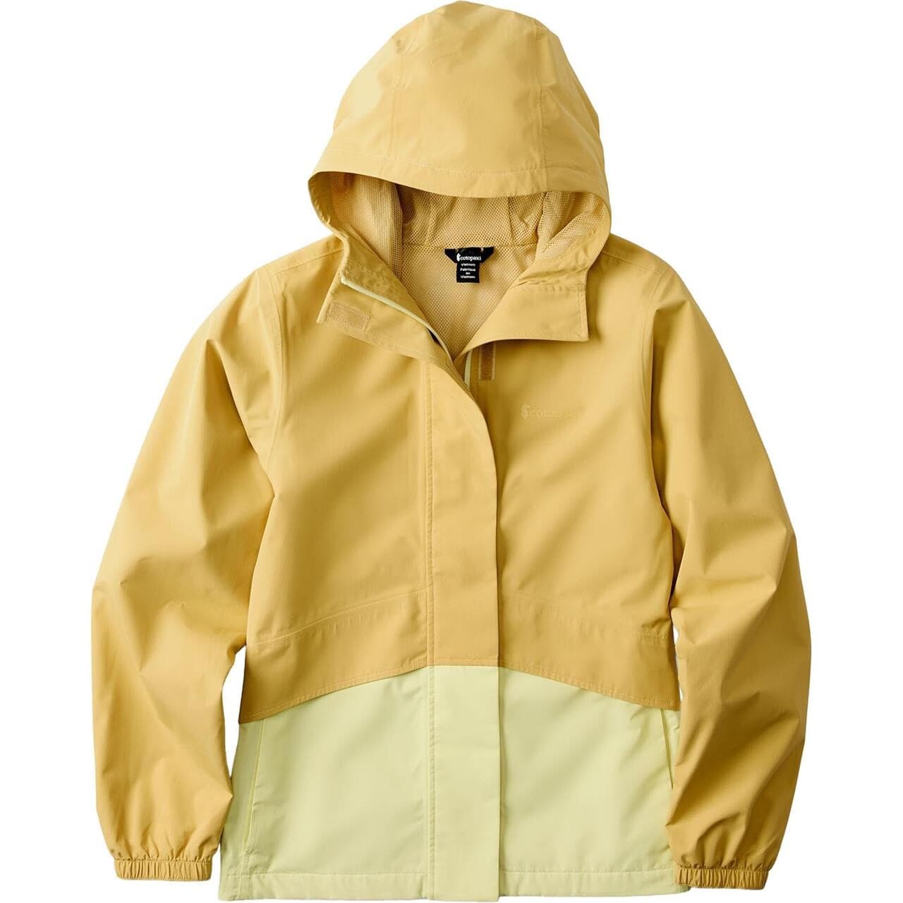 Cotopaxi Womens Rayu Rain Jacket (Orange (HUSK AND HONEYDEW) X-large)