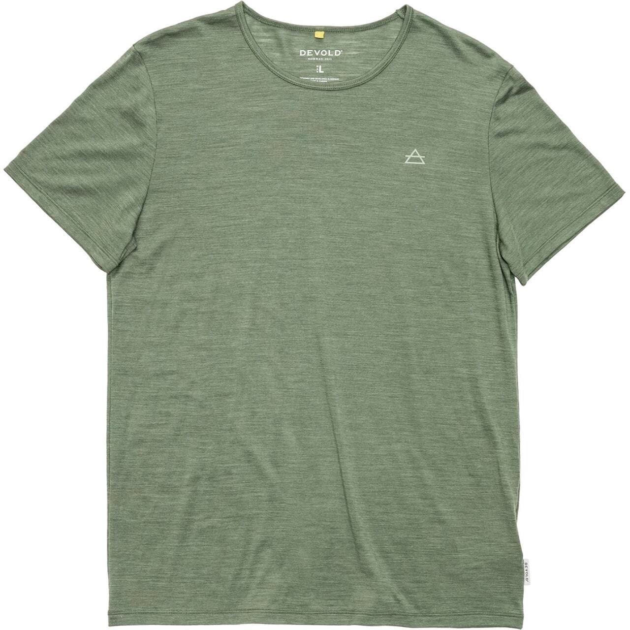 Devold Mens Active Tee (Grøn (FOREST) Medium)