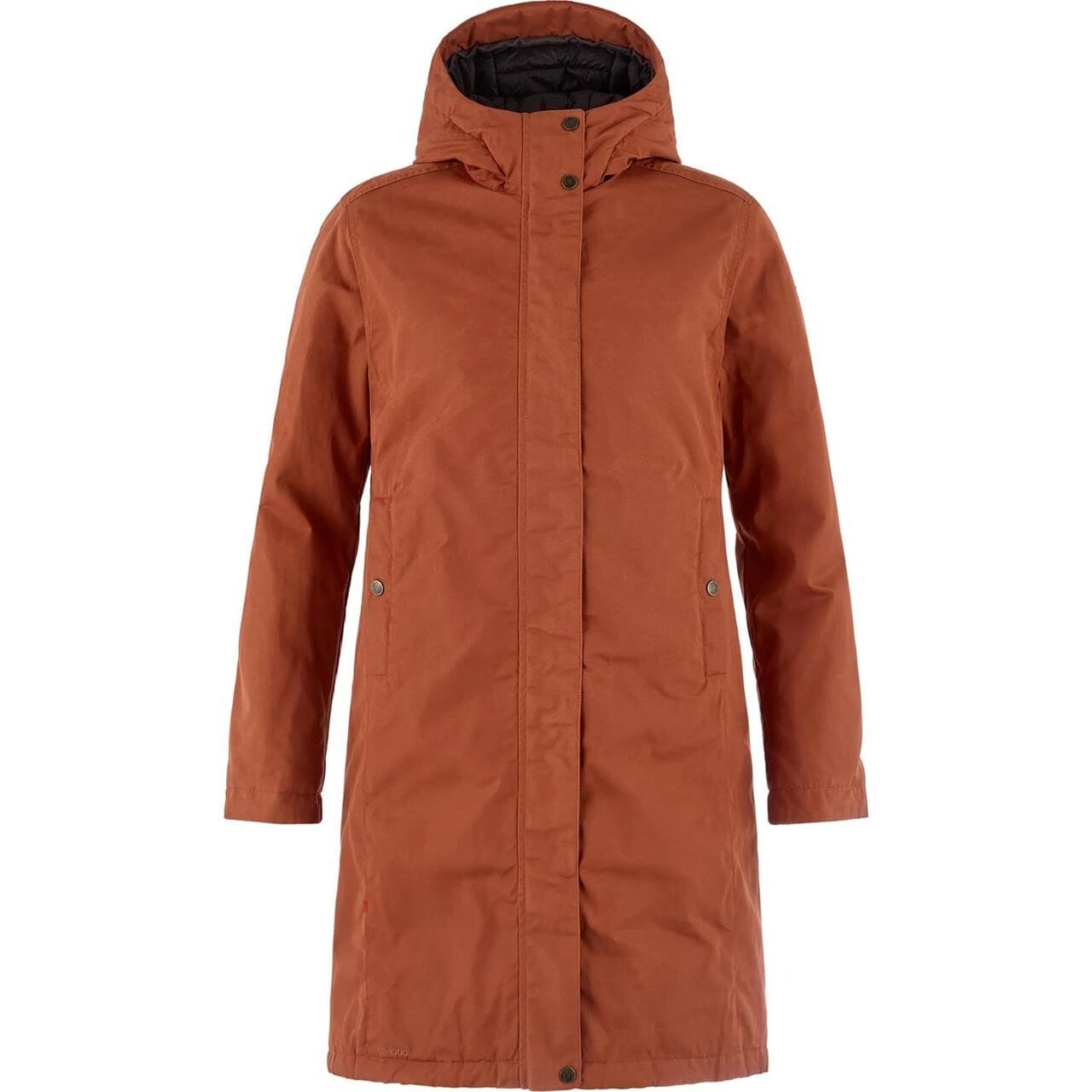 Fjällräven Womens Kiruna Hydratic Padded Parka (Orange (AUTUMN LEAF/215) Small)