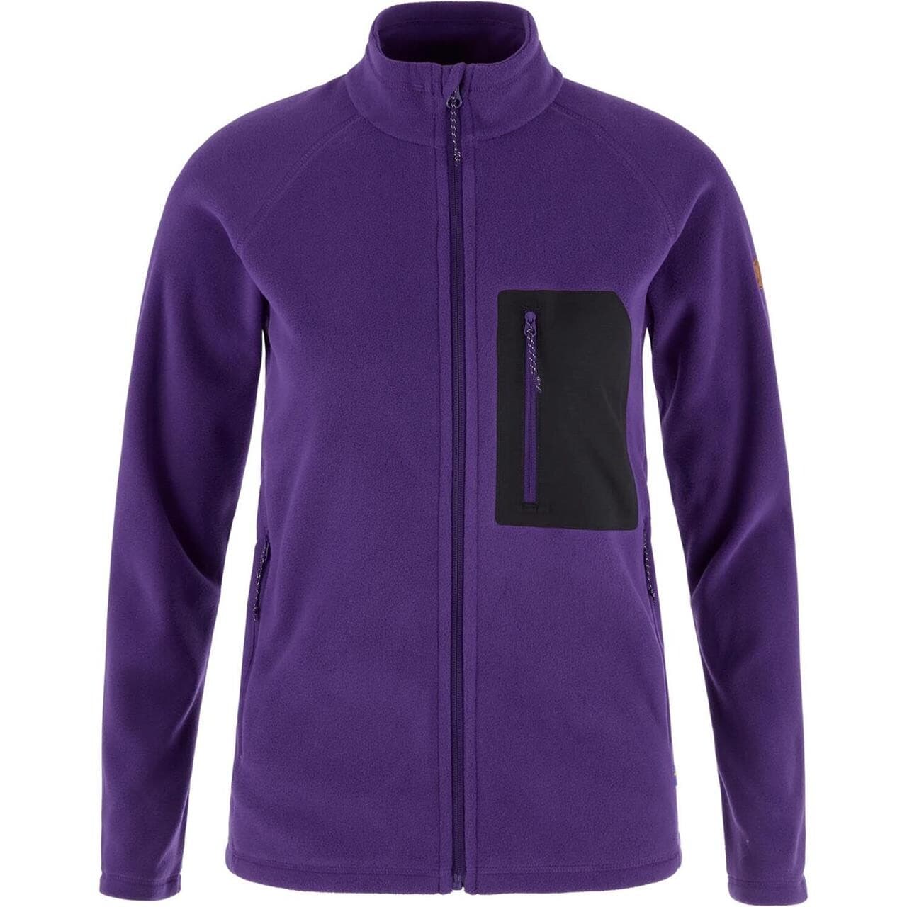 Fjällräven Womens Kaipak Fleece (Lilla (DARK VIOLET-BLACK/425-550) XX-small)