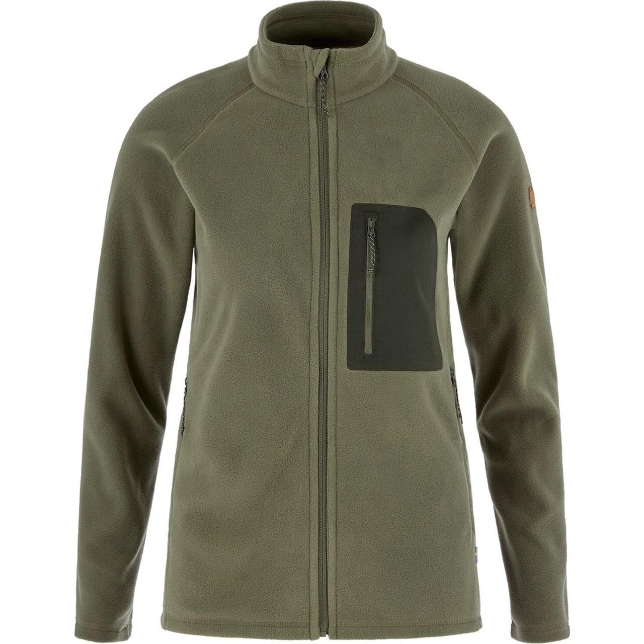 Fjällräven Womens Kaipak Fleece (Grøn (LAUREL GREEN-DP FOREST/625-662) Small)