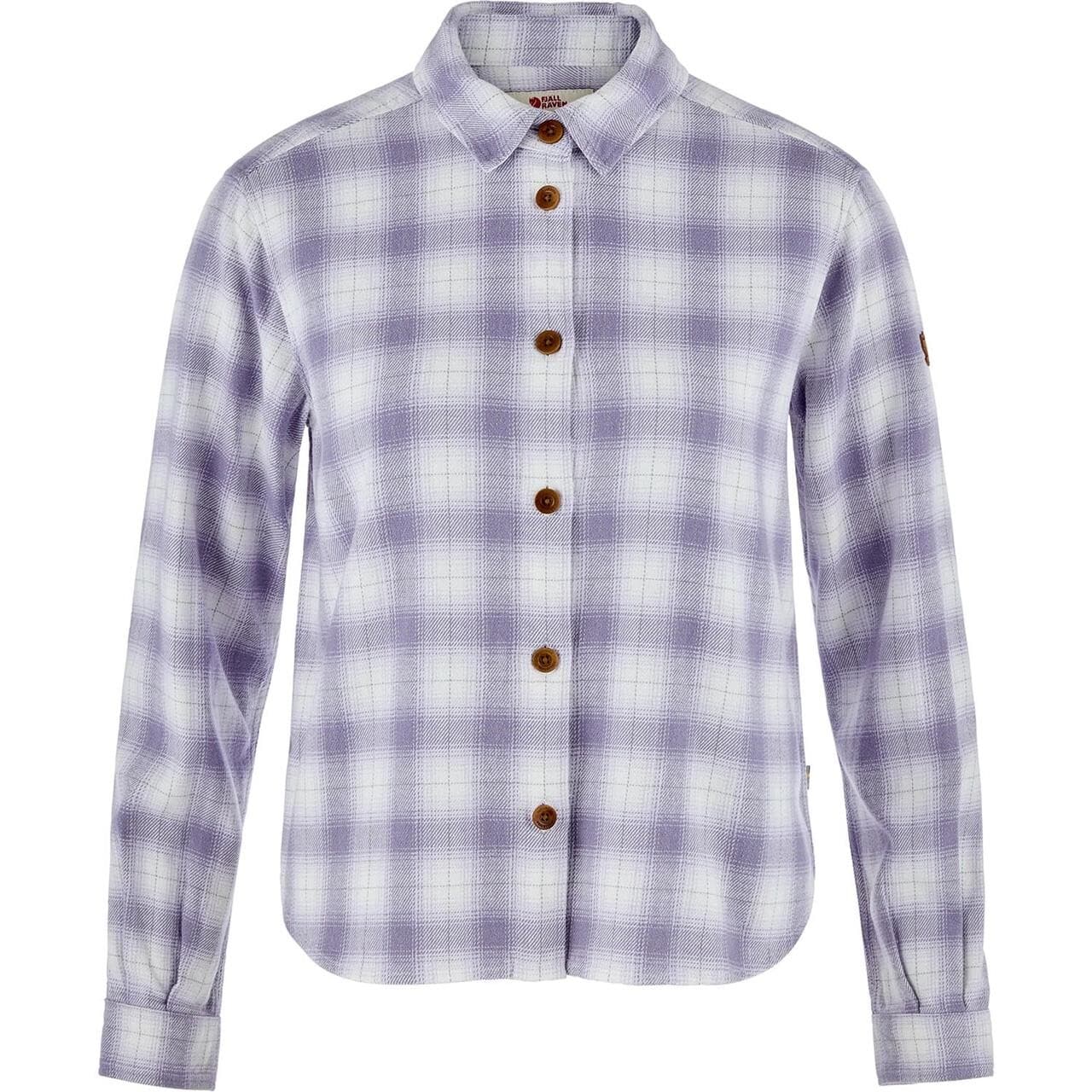 Fjällräven Womens Övik Boxy Flannel Shirt (Lilla (LAVENDER MIST-EGGSHELL/111-452) X-small)