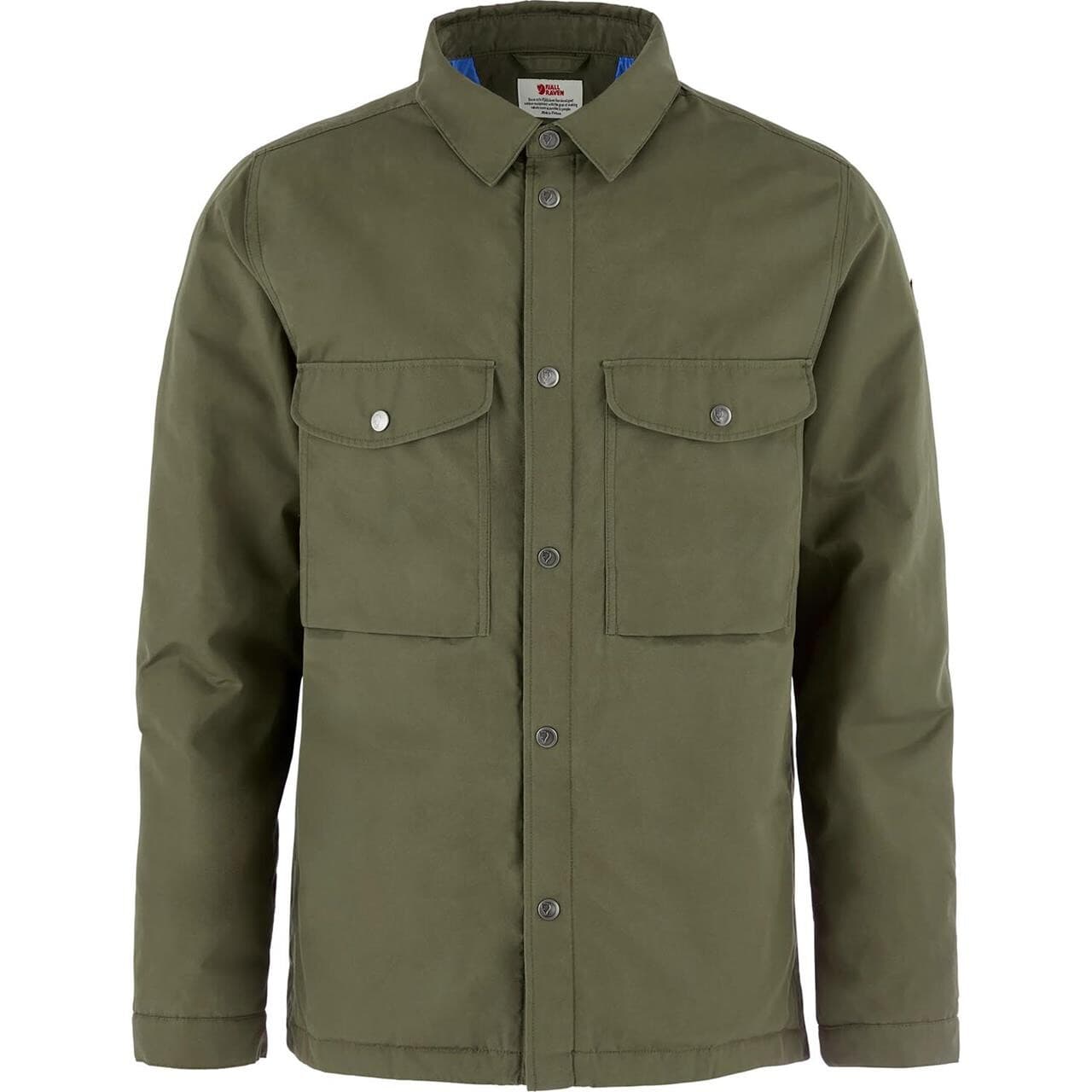 Fjällräven Mens Övik Down Shirt Jacket (Grøn (LAUREL GREEN/625) Small)