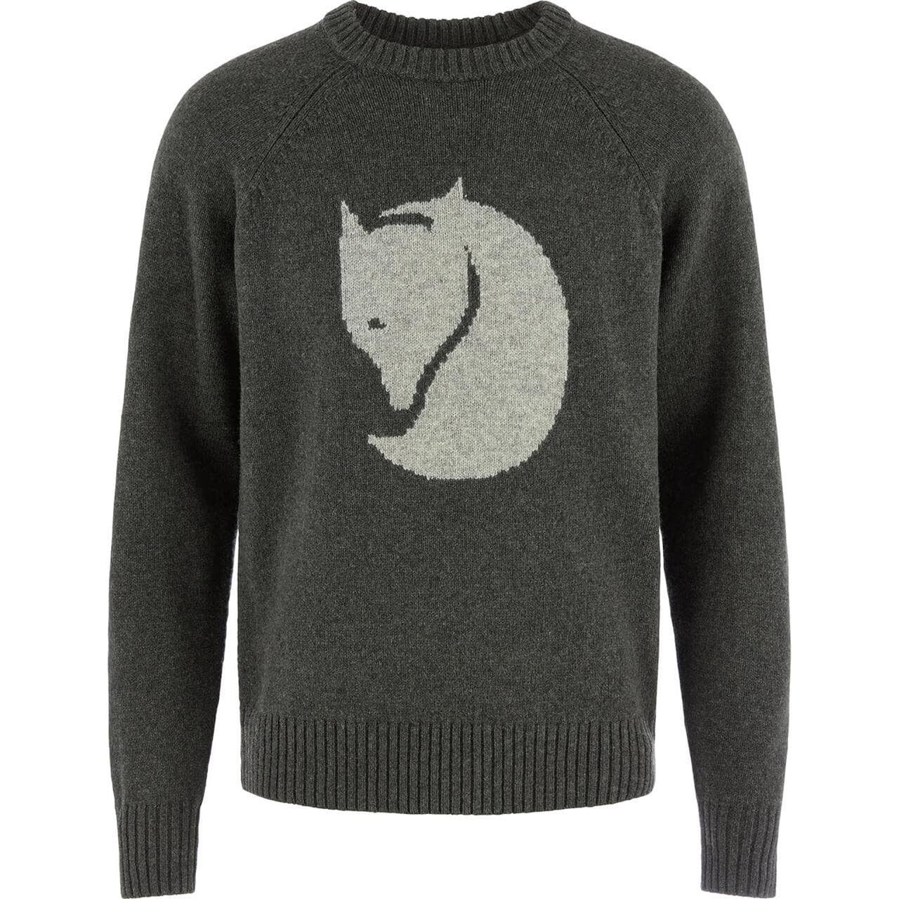 Fjällräven Mens Fjällräven Logo Knit Sweater (Grøn (DEEP FOREST/662) X-small)
