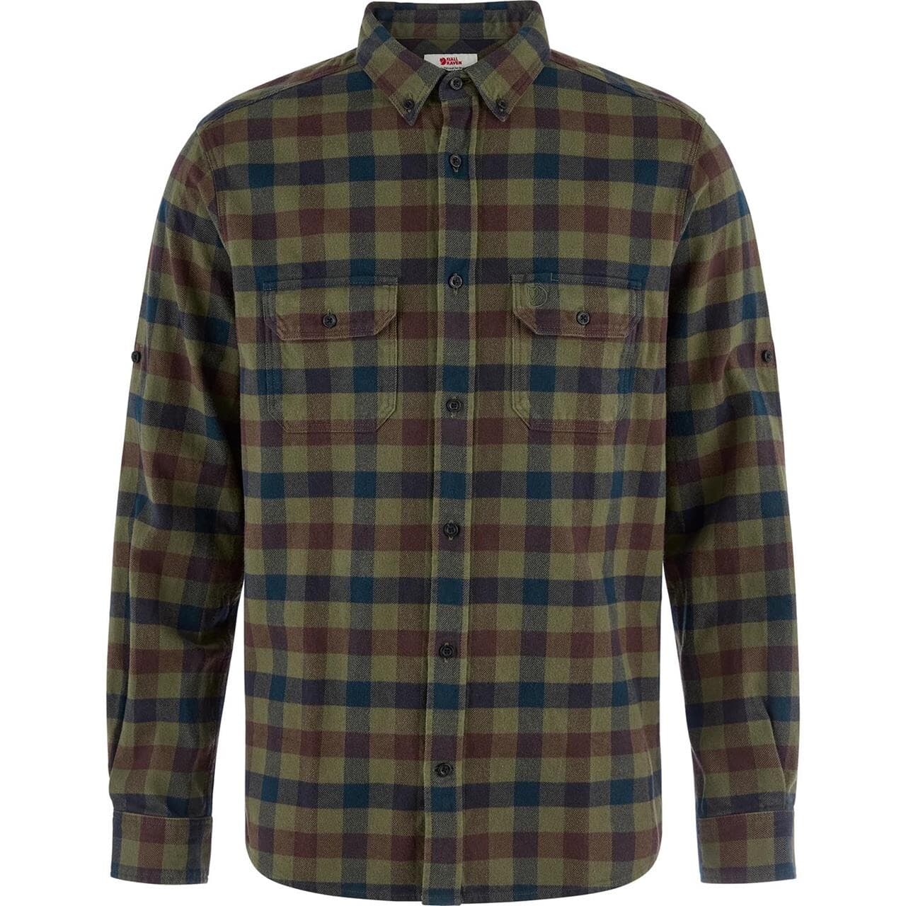 Fjällräven Mens Skog Relaxed Shirt (Grøn (LAUREL GREEN-DARK NAVY/625-555) Small)