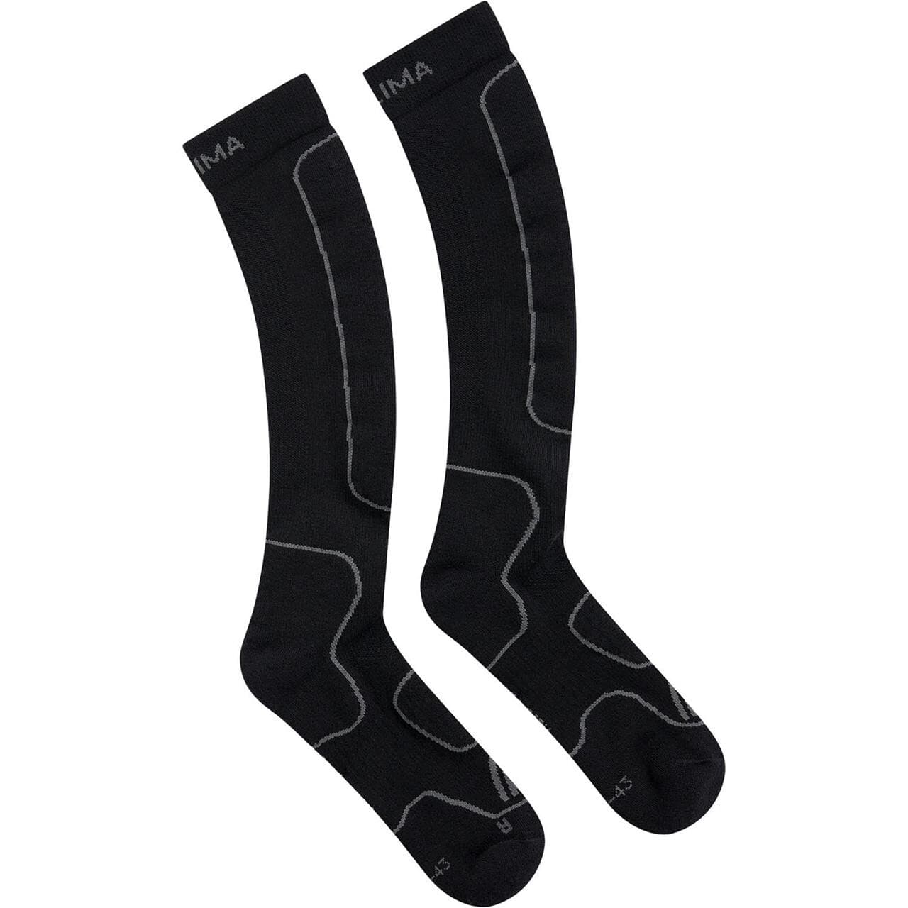 Aclima Alpine Wool Socks (Sort (JET BLACK) 36-39)