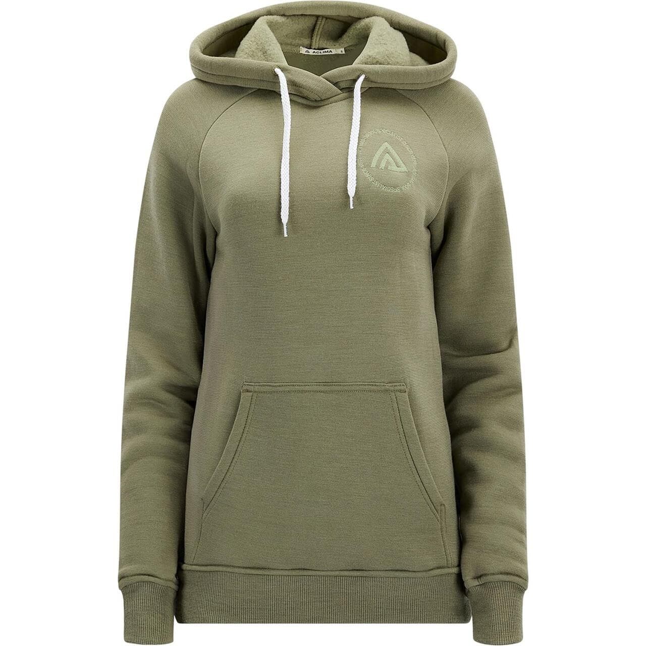 Aclima Womens Fleecewool Hoodie (Grøn (ALOE) XX-large)