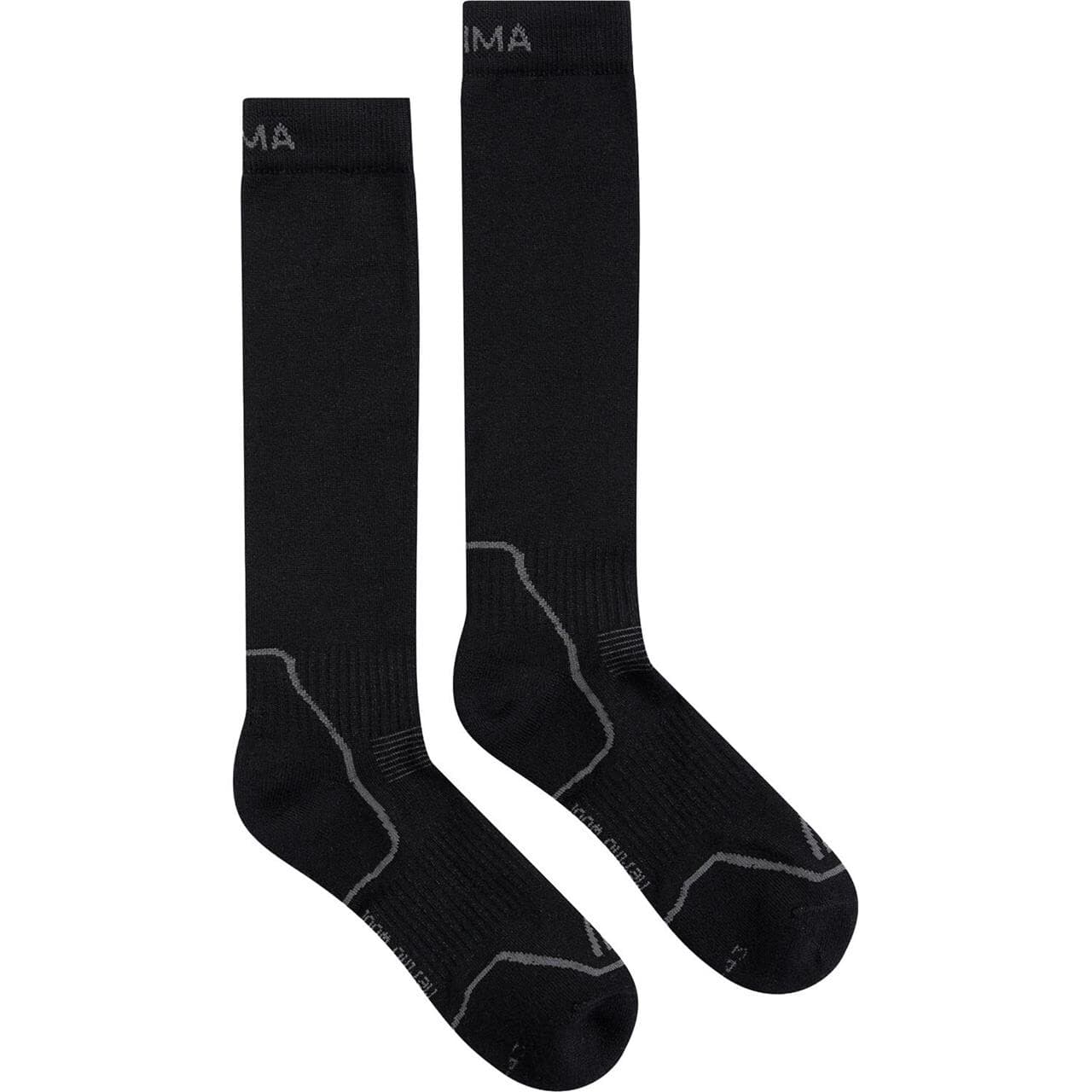 Aclima Trekking Wool Socks (Sort (JET BLACK) 44-48)