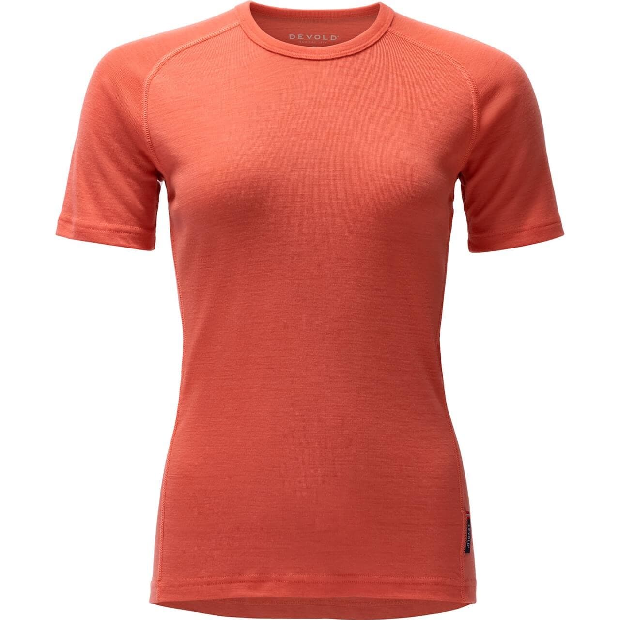 Devold Womens Adventure Merino 190 Tee (Rød (CORAL) Small)