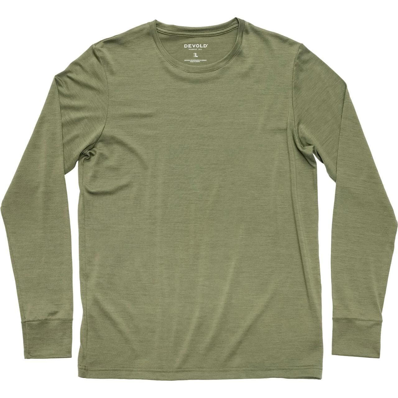 Devold Mens Classic L/S (Grøn (LICHEN) Small)