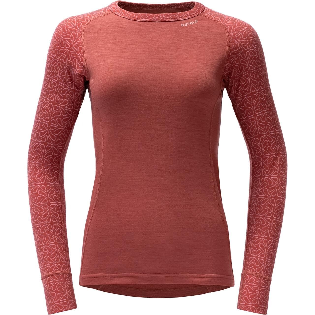 Devold Womens Duo Active Merino 205 Shirt (Lyserød (MARSALA) Medium)