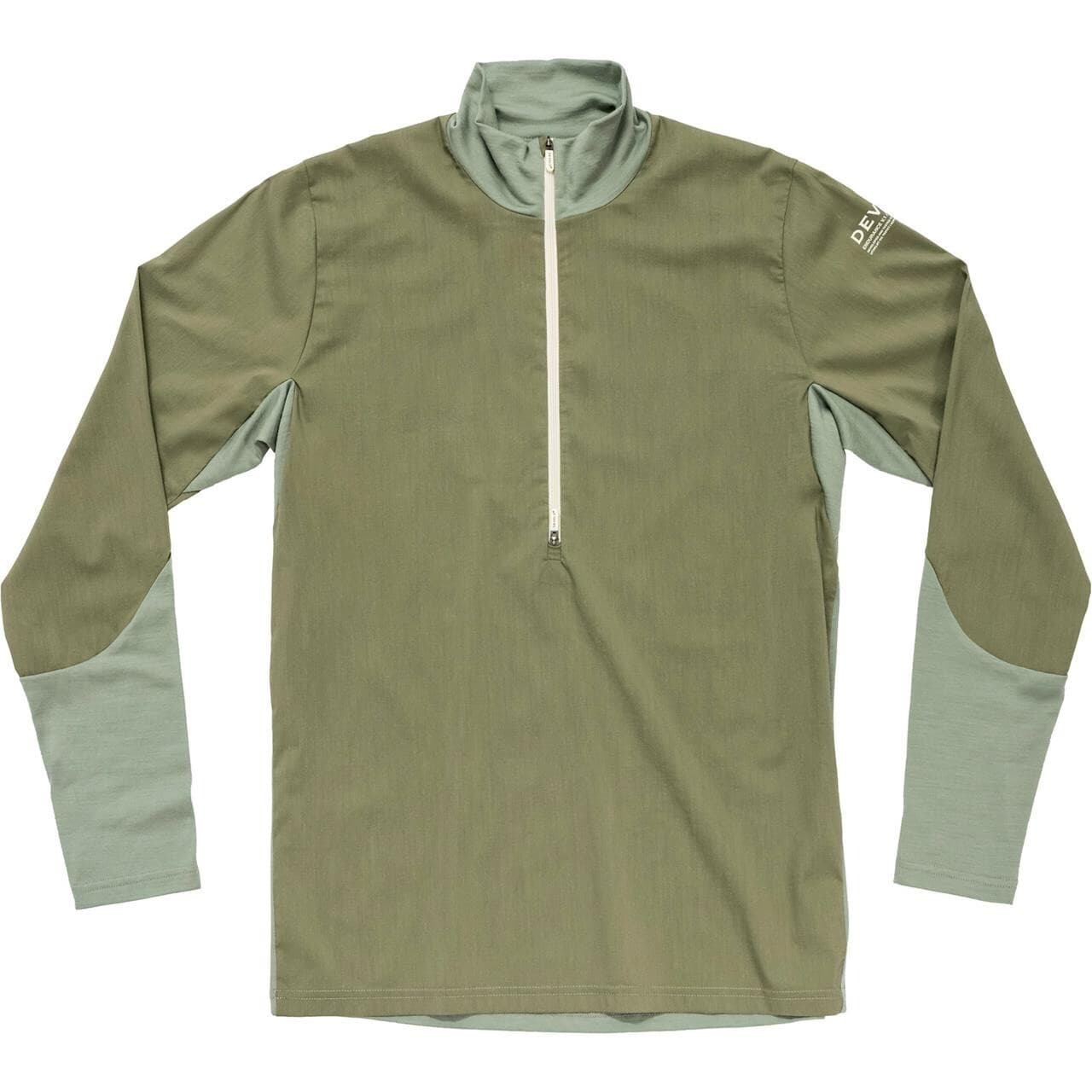 Devold Mens Endurance Merino Cover Zip (Grøn (LICHEN) Large)