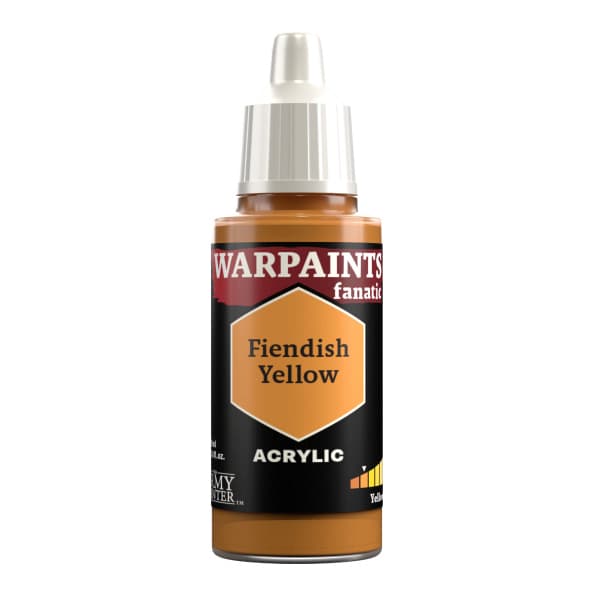 Army Painter Warpaints Fanatic: Acrylics - Fiendish Yellow - WP3092
