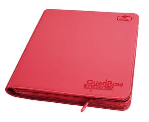 Ultimate Guard 12/24-Pocket QuadRow ZipFolio (Mappe, holder 480 kort) XenoSkin Red (RÃ¸d)
