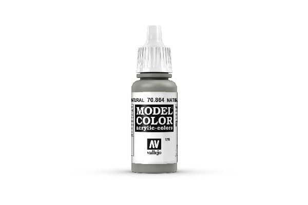 Vallejo Maling - Model Color: Natural Steel - 17ml