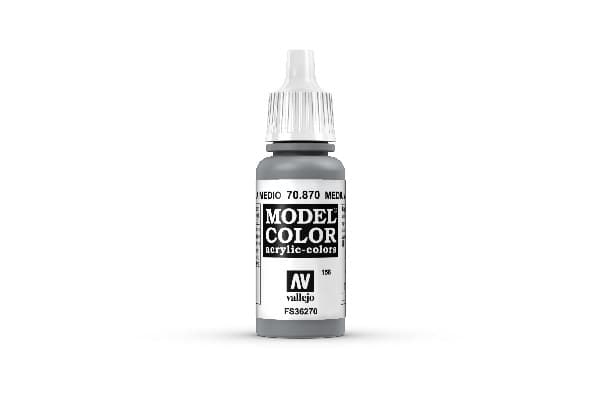 Vallejo Maling - Model Color: Medium Sea Grey - 17ml
