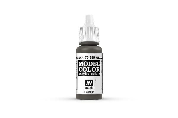 Vallejo Maling - Model Color: Olive Brown - 17ml