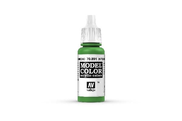Vallejo Maling - Model Color: Intermediate Green - 17ml