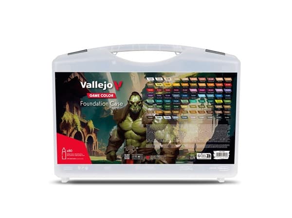 Vallejo - Game Color: Foundation Case (80 Opaque Colors)