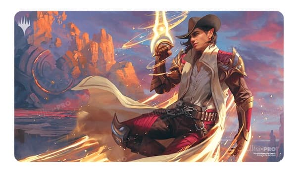 Magic SpillemÃ¥tte (Playmat) - Outlaws of Thunder Junction: Key Art 3 - Kellan, The Kid - Ultra Pro #38388