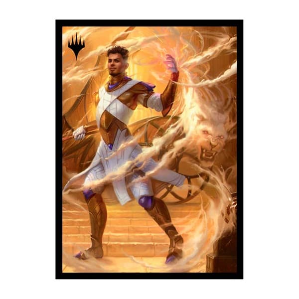 100 Lommer! Magic Aetherdrift: Basri, Tomorrowâs Champion (Borderless) - Matte Deck Protector Sleeves - Ultra Pro #38665