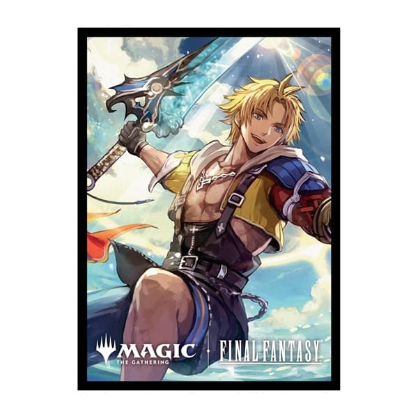 100 Lommer! Magic Universes Beyond: Final Fantasy: Commander: Tidus, Yuna's Guardian - Deck Protector Sleeves - Ultra Pro #38704