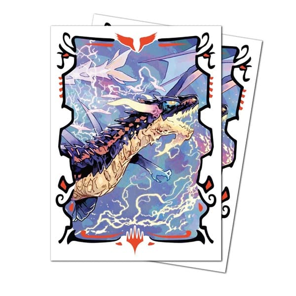 105 Lommer! Magic Tarkir: Dragonstorm: Neriv, the Storm Front - Apex Matte Deck Protector Sleeves - Ultra Pro #38811