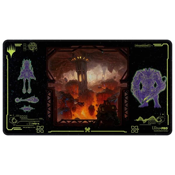 Magic SpillemÃ¥tte (Playmat) - Holofoil - Edge of Eternities: Red Mythic - Ultra Pro #38886