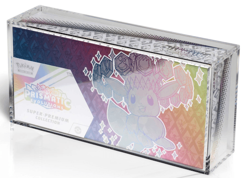 The Acrylic Box - Acrylic Case (Akrylkasse) - Pokemon Scarlet & Violet: Prismatic Evolutions - Super Premium Collection