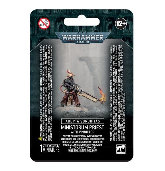 Adepta Sororitas - Ministorum Priest with Vindictor - 99120108138