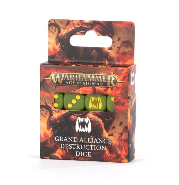 Dice (Terninger) - Warhammer: Age of Sigmar - Grand Alliance: Destruction (16d6) - 99220299108